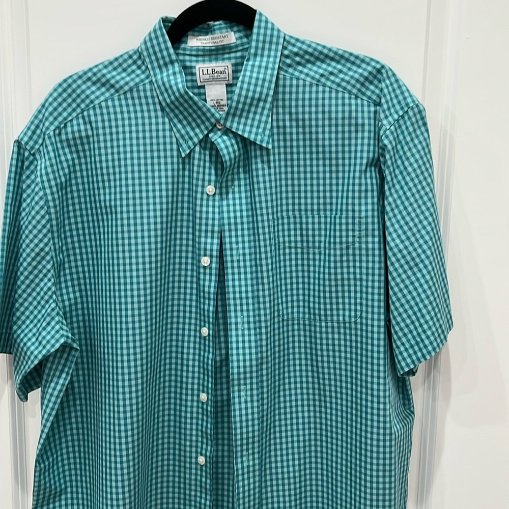 LL Bean brand new shirt polo shirt. Sent to cleaners and never worn.